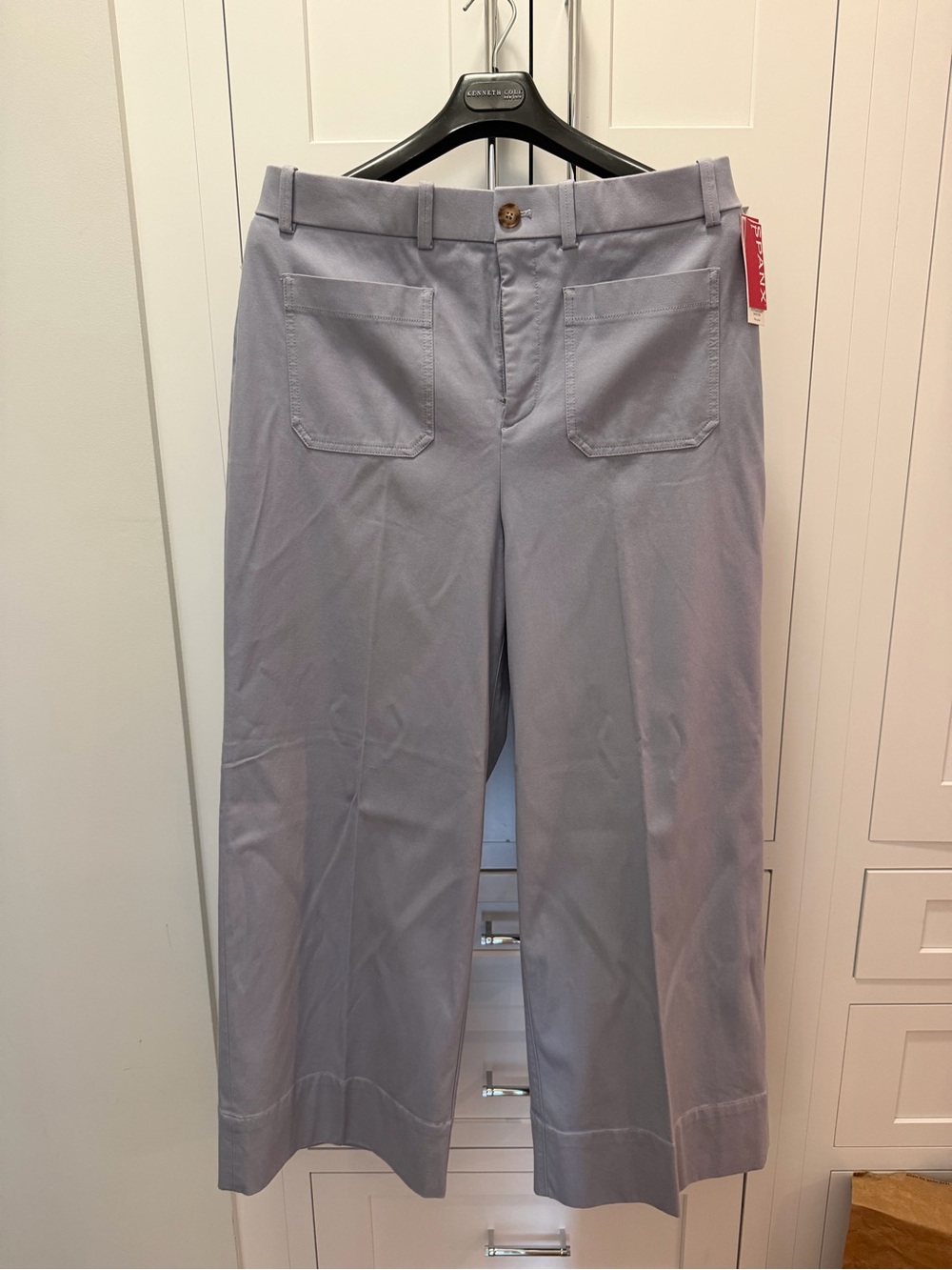 SPANX Super Smooth Women's Wide-Leg Twill Pants XL Himalayan Cloud